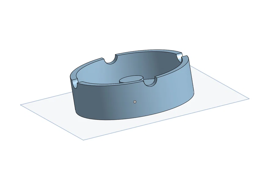 Gạt tàn thuốc lá 3D thiết kế tối giản đường kính 10cm - Image 2