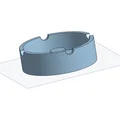 Gạt tàn thuốc lá 3D thiết kế tối giản đường kính 10cm - Thumbnail 2