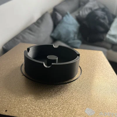 Gạt tàn thuốc lá 3D thiết kế tối giản đường kính 10cm
