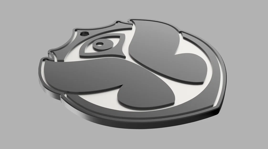 Móc khóa Tomorrowland 2 màu - Thiết kế in 3D sắc nét độc đáo - Image 1