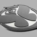 Móc khóa Tomorrowland 2 màu - Thiết kế in 3D sắc nét độc đáo - Thumbnail 1