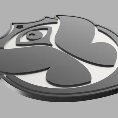 Móc khóa Tomorrowland 2 màu - Thiết kế in 3D sắc nét độc đáo