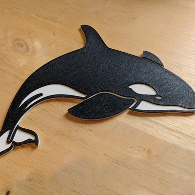 Orca (Cá Voi Sát Thủ) – Đồ Trang Trí hoặc Thiệp