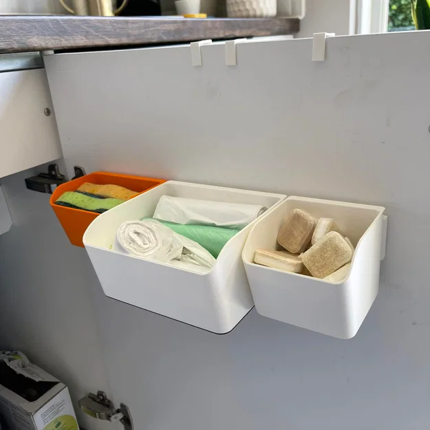 Organizer gắn cửa tủ bếp dưới bồn rửa (Kitchen Door Organizer) - Image 1