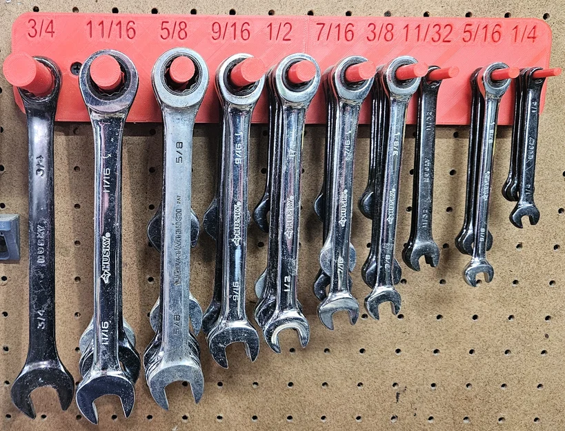 Kệ Treo Cờ Lê Vòng Miệng (SAE/Metric) Treo Tường - Nhiều Cây Cùng Size - Image 2