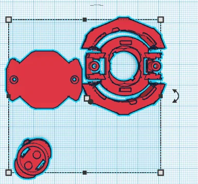 Core lõi Beyblade DB Dual Spin - Tự in linh kiện tùy chỉnh - Image 2