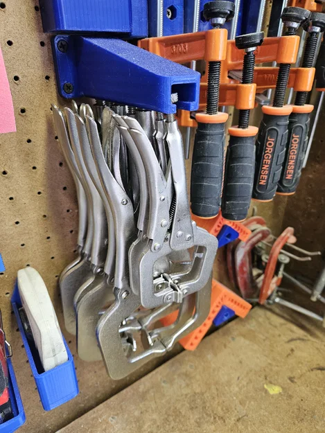 Giá treo tường kìm bấm (Welding Clamp / Vise Grip Holder) - Image 2