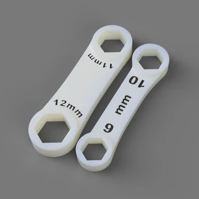Bộ cờ lê hai đầu hệ mét in 3D (3-20mm) tiện dụng và chắc chắn