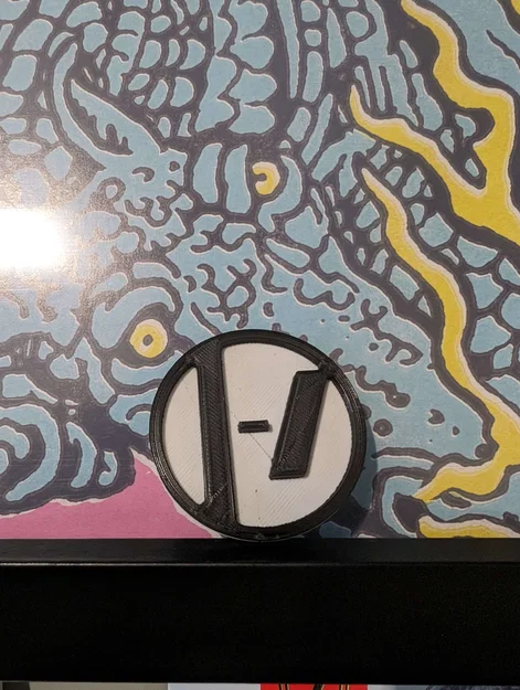 Mô hình in 3D logo Twenty One Pilots 2024 - Phụ kiện độc đáo cho fan - Image 1