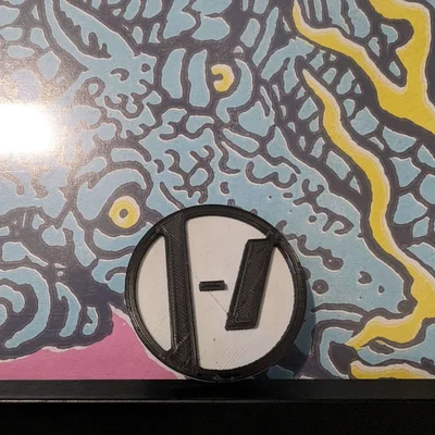 Mô hình in 3D logo Twenty One Pilots 2024 - Phụ kiện độc đáo cho fan