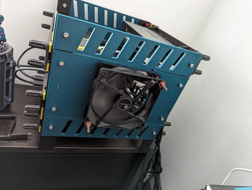 Panel bên hông 6U cho tủ rack 10 inch (Hỗ trợ gắn quạt) - Image 2