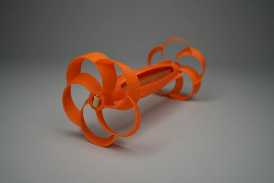 Ngư lôi Underwater cánh quạt Toroidal & Rubber Band Motor - Image 1