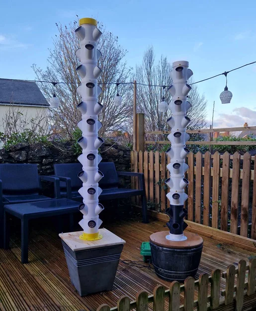 Tháp Hydroponics Dạng Module (Modular Hydroponics Tower) - Image 1