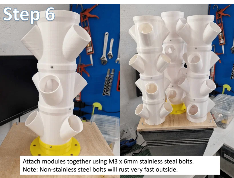 Tháp Hydroponics Dạng Module (Modular Hydroponics Tower) - Image 11