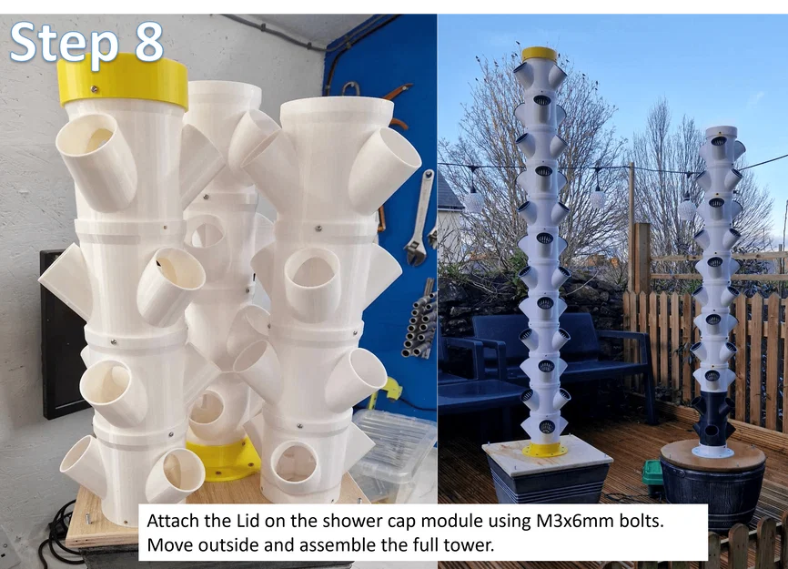 Tháp Hydroponics Dạng Module (Modular Hydroponics Tower) - Image 13
