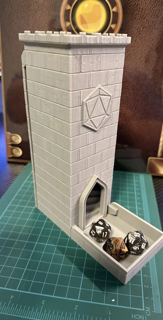DM Screen Dice Tower II - Tháp đổ xúc xắc kẹp DM Screen (Print-in-place) - Image 2