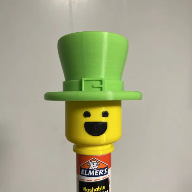 Mũ Leprechaun (Leprechaun Hat) cho nắp keo thỏi kiểu LEGO - Image 1