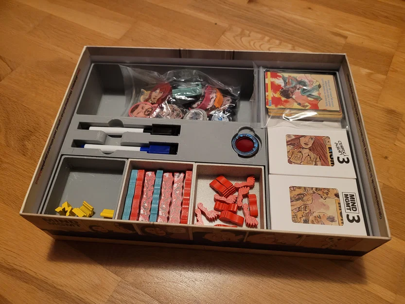Khay 3D In Sắp Xếp Phụ Kiện Board Game Mind MGMT - Image 1