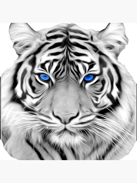 HueForge Siberian Snow Tiger - Image 1