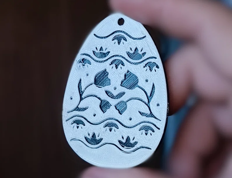 Mẫu trang trí trứng Phục sinh 2D (2D Easter egg) đẹp mắt - Image 2