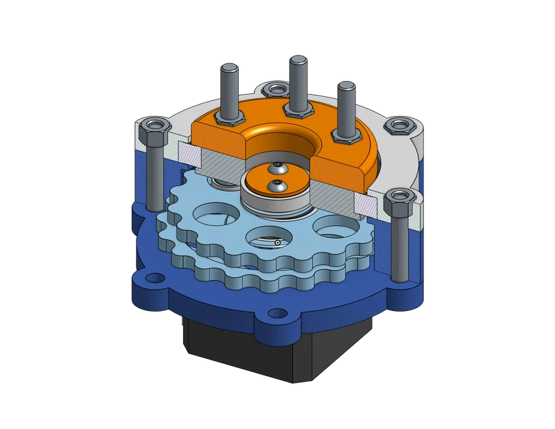 Hộp số NEMA 17 Cycloidal Drive (tỉ số truyền 20:1) - Image 5
