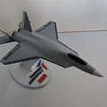 Mô hình máy bay chiến đấu TF-X Kaan (MMU) in 3D chi tiết - Thumbnail 1