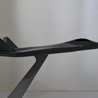 Mô hình máy bay chiến đấu TF-X Kaan (MMU) in 3D chi tiết