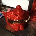 Mô hình mặt nạ Samurai răng rời - Thiết kế in 3D tối ưu đơn màu - Thumbnail 1