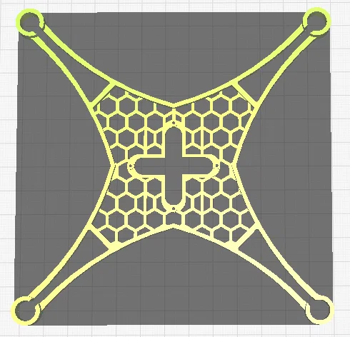 Khung Micro Quad (Whoop) Brushed Drone Frame - Image 2