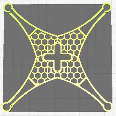 Khung Micro Quad (Whoop) Brushed Drone Frame