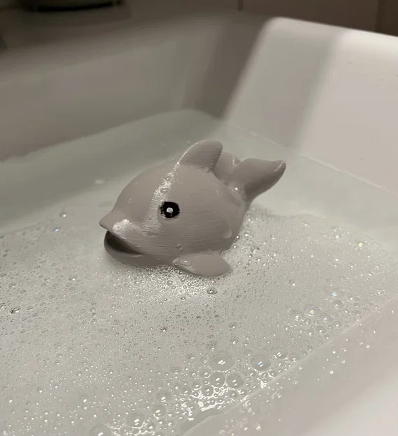 Mô hình chú cá heo Floating Dolphin Toy đáng yêu cho bé - Image 1