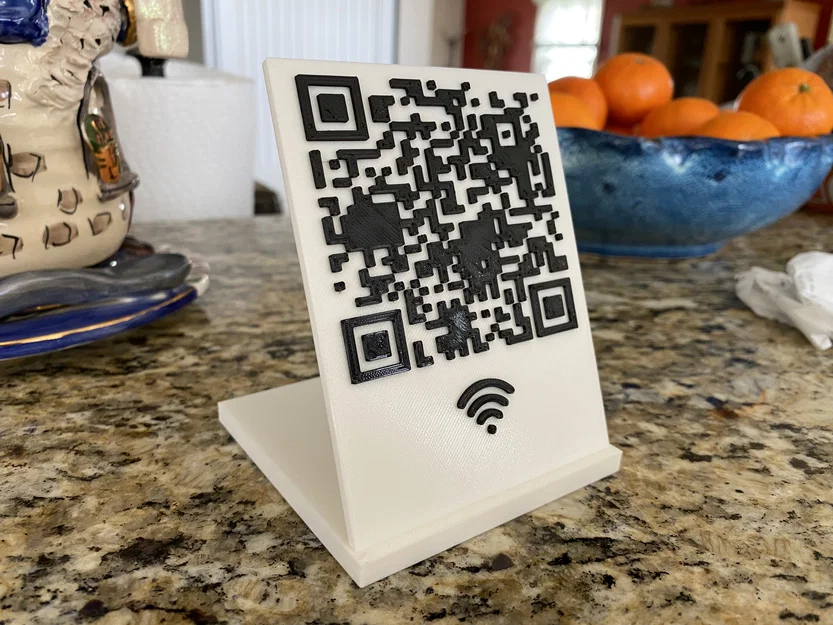 Bảng WiFi QR Code Sign - Image 1
