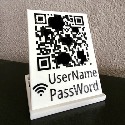 Bảng WiFi Để Bàn (Desktop WiFi Sign)