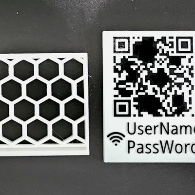 Bảng WiFi Để Bàn (Desktop WiFi Sign)