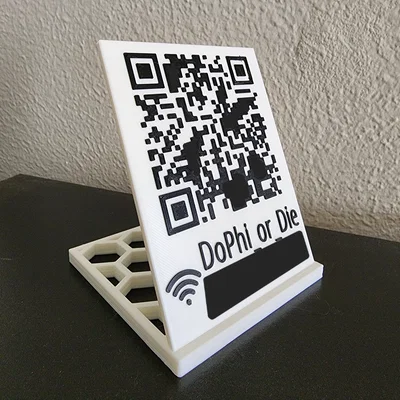 Bảng WiFi Để Bàn (Desktop WiFi Sign)