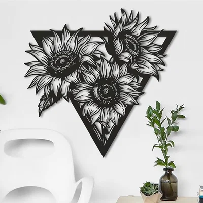 Mẫu tranh treo tường hoa hướng dương Sunflowers độc đáo