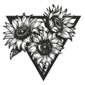 Mẫu tranh treo tường hoa hướng dương Sunflowers độc đáo - Thumbnail 2