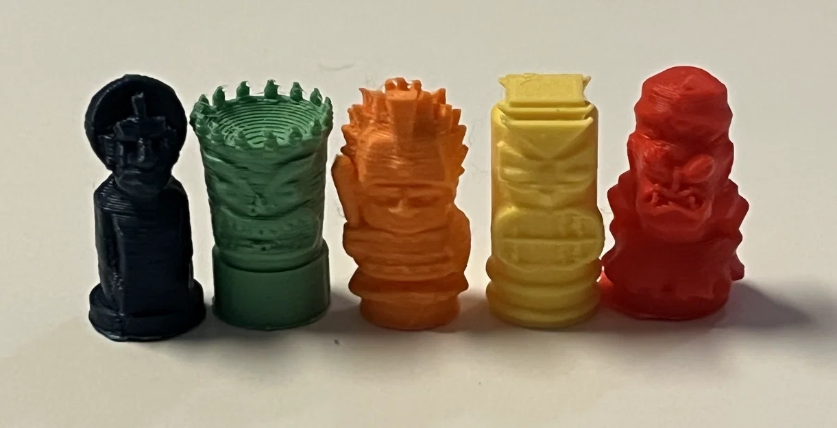 Bộ 5 Mô Hình Công Nhân Tzolkin Phong Cách Maya Ấn Tượng - Image 1