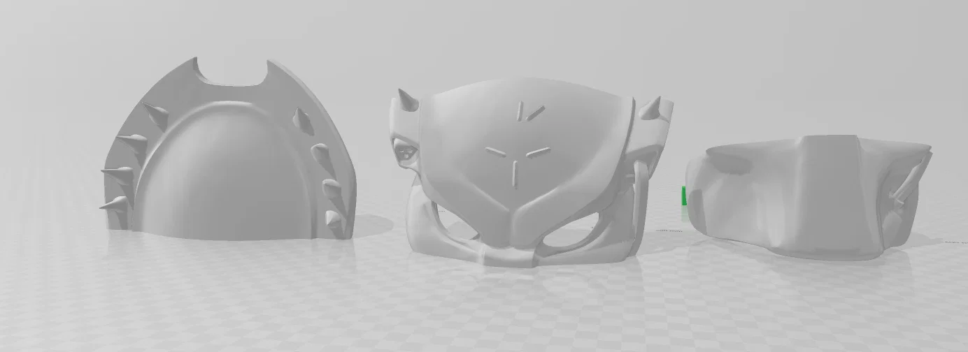 Mô hình mặt nạ Predator chia 3 phần in 3D cực đẹp và dễ dàng - Image 1