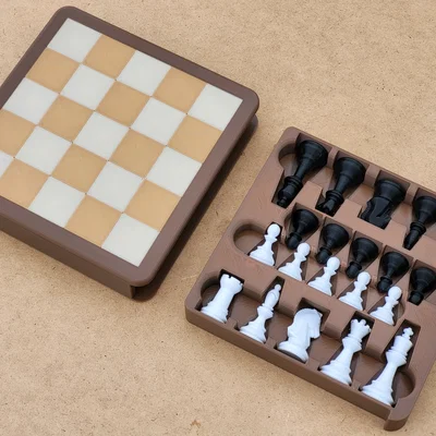 Bộ Minichess 5x5 (cờ vua biến thể) – bộ du lịch nam châm