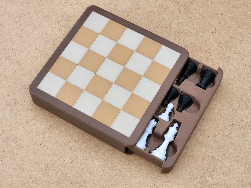 Bộ Minichess 5x5 (cờ vua biến thể) – bộ du lịch nam châm - Image 4
