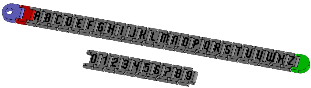 Thẻ Móc Khóa Print-in-Place (Sửa được Text) - Image 2