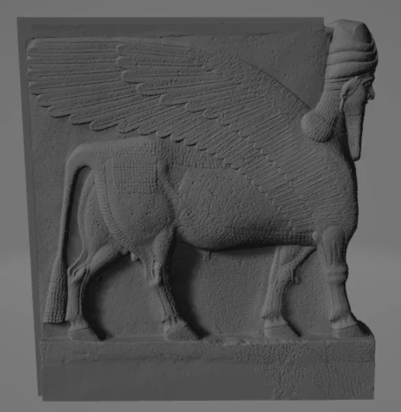 Lamassu Mesopotamia (Mesopatamian Lamassu) - Image 1