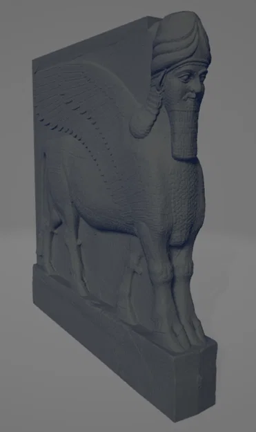 Lamassu Mesopotamia (Mesopatamian Lamassu) - Image 2