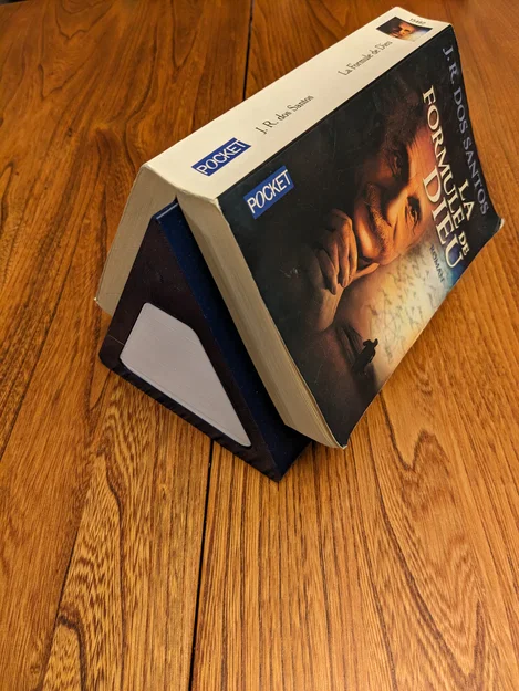 Kệ đỡ sách (book holder) tam giác có ngăn giấu kính - Image 3