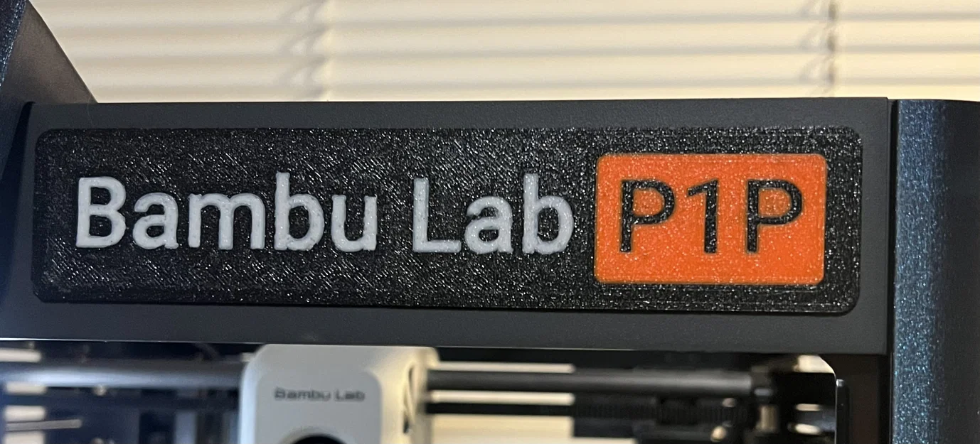 Badge Bambu Lab P1P / P1S / X1C - Image 1