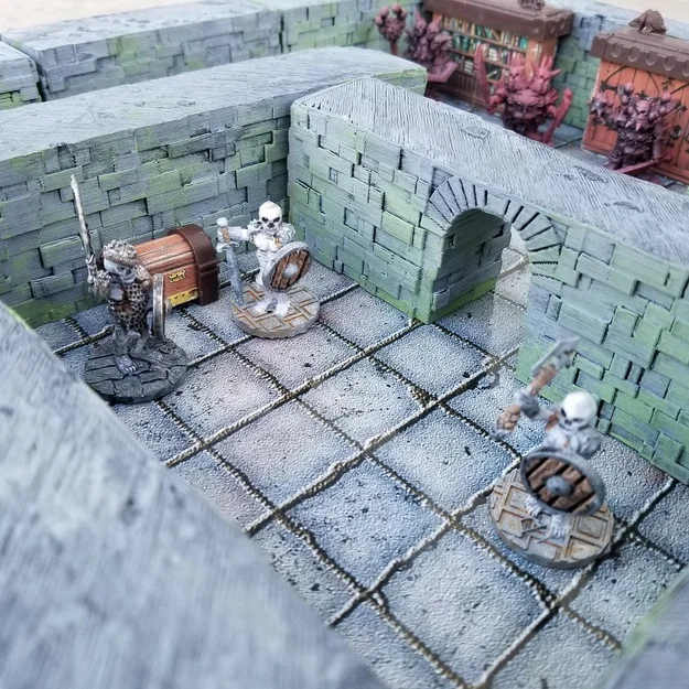 Easy-Print Modular Dungeons – Bộ tường dungeon modular in nhanh, không cần support - Image 4