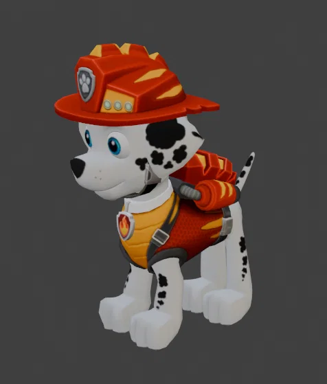 Paw Patrol Marshall – Mô hình figurine in 3D - Image 3