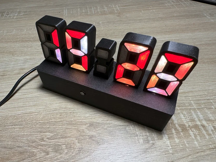 LED Clock - MICRO [ powered by WLED ] - Image 2