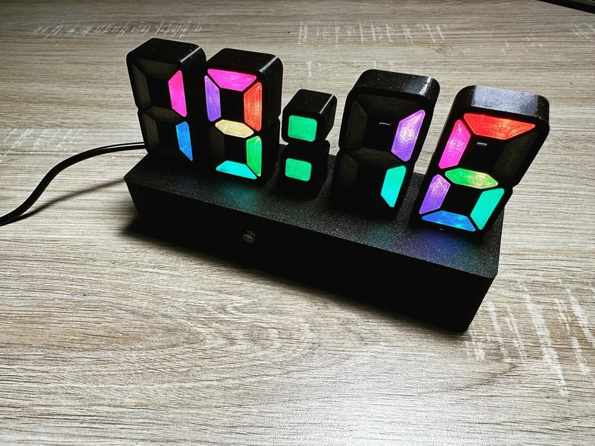 LED Clock - MICRO [ powered by WLED ] - Image 3
